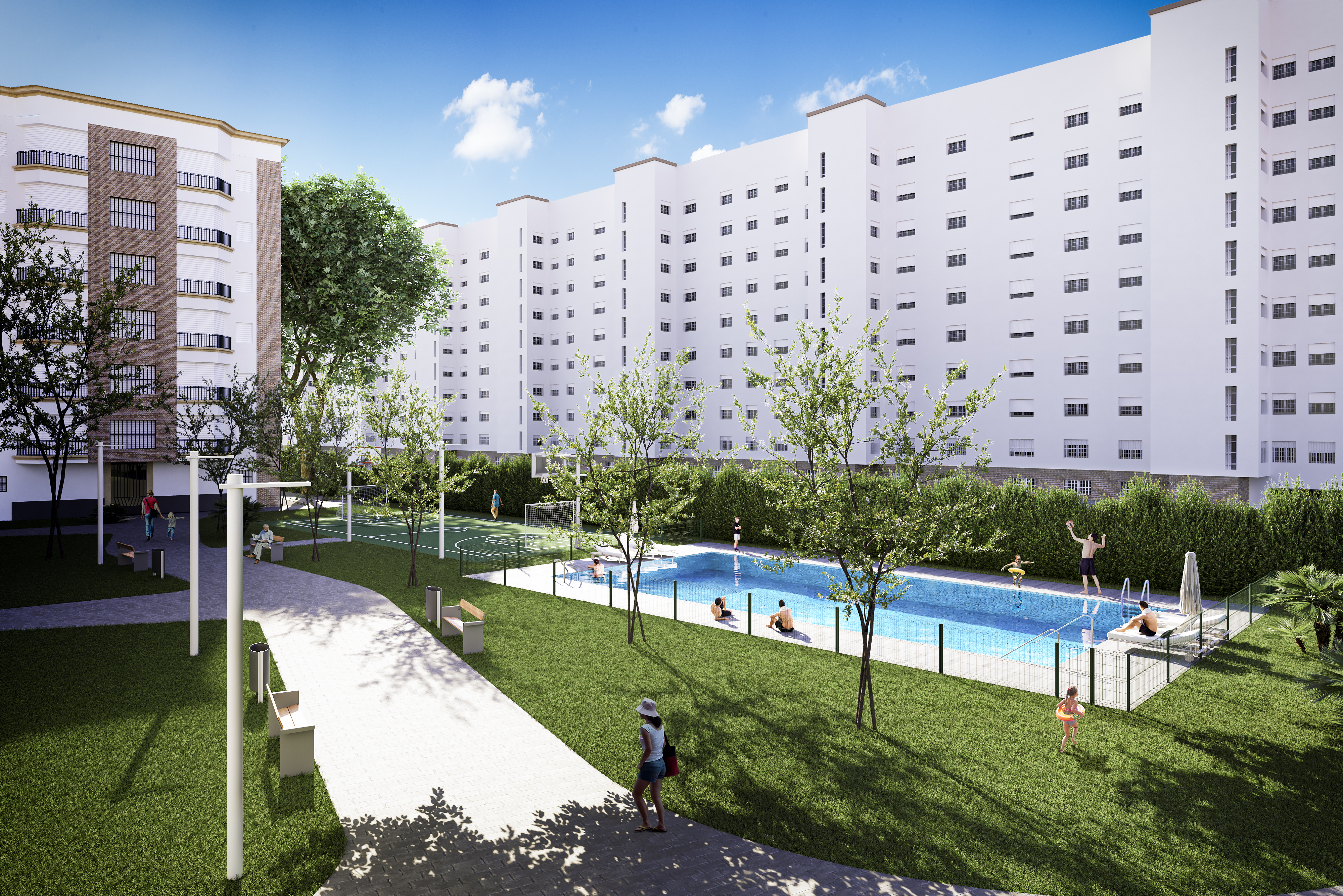 Rehabilitación de Jardines de Zona Residencial